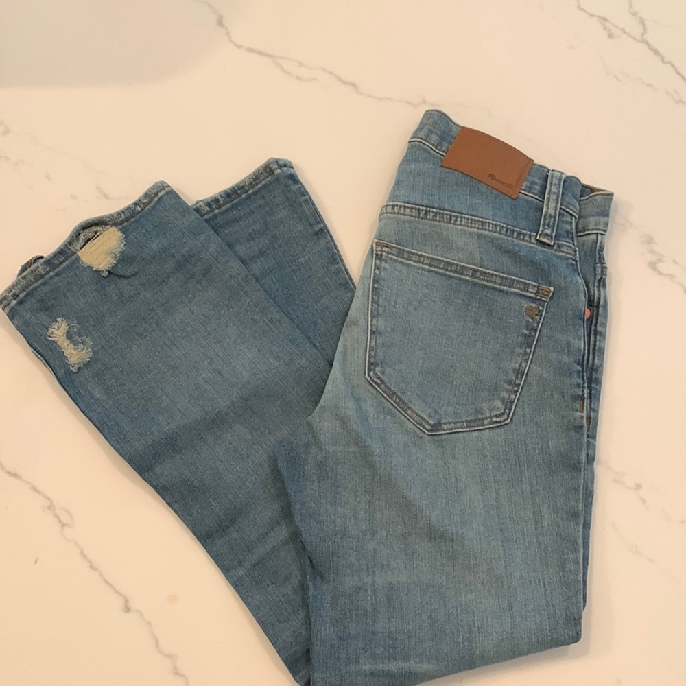 MADEWELL cali-demi boot cut Jeans PETITE